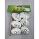 Decorative Easter eggs set, in a bag with header card, 4&times;6 cm, design 24 - 27011738