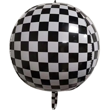 Кулька фольгована кругла Шахматна 333080