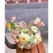 Paper rope woven basket, with bunny ears, round, 18 cm - 27011839