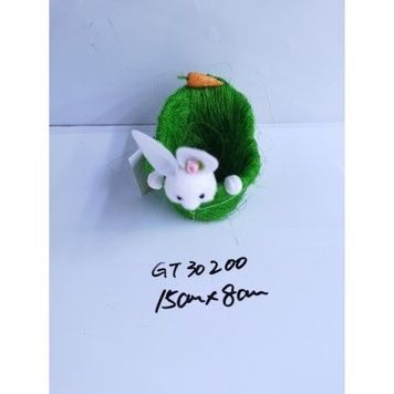 Великодній кошик із сизалю, асорті кольорів, 15&times;8 см, дизайн 1 - 27010790