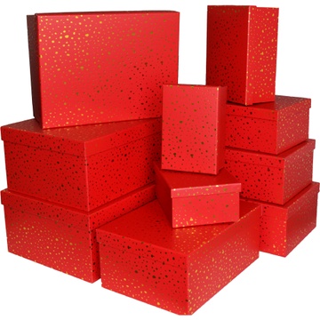 Подарочные картонные коробки 14108513, компл.10 шт