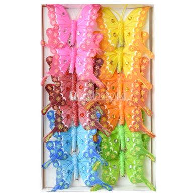 Набор декоративных бабочек 8см 26920