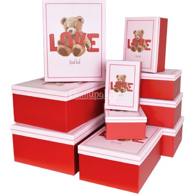 Подарочные картонные коробки 14108537, компл.10 шт