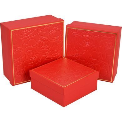 Подарочные картонные коробки 41034175, компл. 3шт