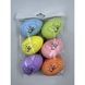 Decorative Easter eggs set, in a bag with header card, 5&times;7 cm, design 4 - 27011744