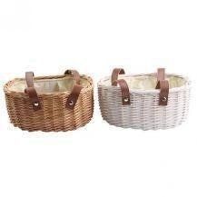Willow woven basket, rectangular, 27&times;18&times;12 cm - 27011946