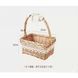 Willow woven basket, rectangular, 27&times;18&times;12 cm - 27011946