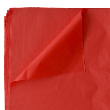 Папір тішью, червоний, 50х70см, 103990, пак.50шт.