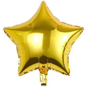 Шарик фольгированный Звезда золотая 333189