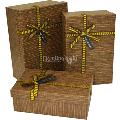 Подарункові картонні коробки 11030252, компл.3 шт