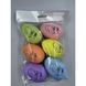 Decorative Easter eggs set, in a bag with header card, 5&times;7 cm, design 7 - 27011747
