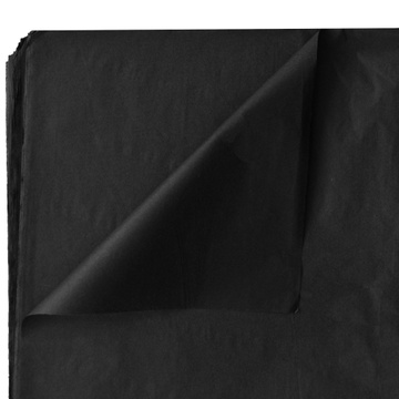 Бумага тишью, черная, 50х70см, 103914, пак.50шт.