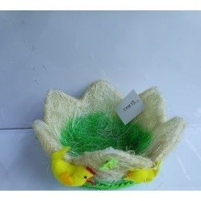 Великодній кошик із сизалю, асорті кольорів, 20&times;10 см, дизайн 1 - 27010799