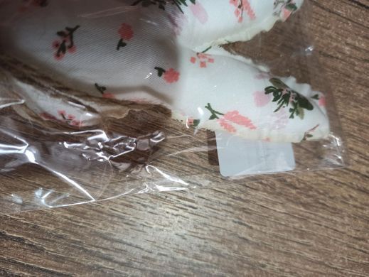 Уцінка!!!Пасхальне кроленя біле з квітами 753685 велике