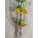 Easter branch with eggs, 2&times;3 cm, pack of 10, colour green - 27010545