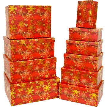 Подарункові картонні коробки 14108373, компл.10 шт