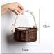 Imitation rattan woven basket, 16&times;16&times;23 cm - 27011915