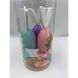 Easter decoration, in a clear tube, with a bunny, 3&times;5 cm, design 6 - 27011565