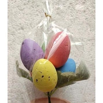 Easter egg tree in a pot, 4&times;6 cm, pack of 6, design 1 - 27010496