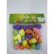 Decorative Easter eggs set, in a bag with header card, 2&times;3 cm, design 4 - 27011201