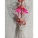 Easter branch with eggs, 2&times;3 cm, pack of 10, colour pink - 27010547