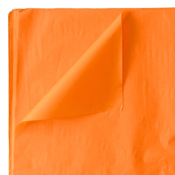 Бумага тишью, оранжевая, 50х70см, 104041, пак.50шт.