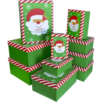 Подарункові картонні коробки 14109190 компл.10 шт