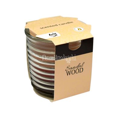 Свічка скло Bispol SNW8081 Sandal Wood