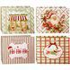 Torebka S 23&times;10&times;18 cm, w stylu vintage, uchwyty sznurkowe, 1541S