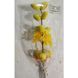 Easter branch with eggs, 2&times;3 cm, pack of 10, colour yellow - 27010551