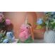 Easter bunny with a carrot, 11 cm, pack of 2, colour pink - 27010151