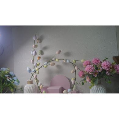 Easter egg wreath, 2 cm, pack of 48, design 1 - 27010452