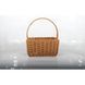 Imitation rattan woven basket, rectangular - 27011857