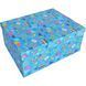 Blue festive pattern gift boxes with cakes, set of 10 pcs, 11102875