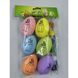 Decorative Easter eggs set, in a bag with header card, 5&times;7 cm, design 5 - 27011707