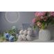 Decorative painted Easter eggs, 4&times;6 cm, pack of 6, design 15 - 27010352