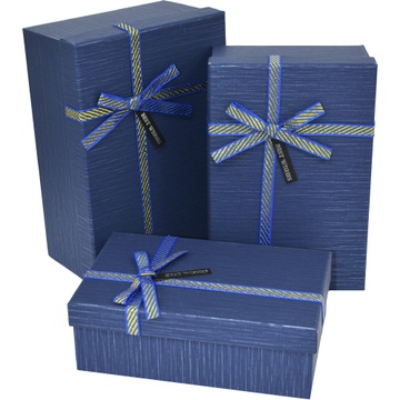 Подарункові картонні коробки 11030276 , компл.3 шт