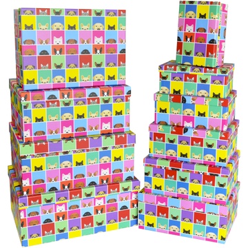 Подарочные картонные коробки 14108711 компл.10 шт