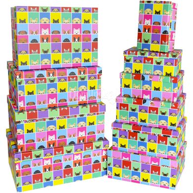 Подарочные картонные коробки 14108711 компл.10 шт