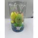Easter decoration, in a clear tube, with a bunny, 3&times;5 cm, design 1 - 27011560