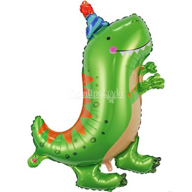 Кулька фольгована Зелений Динозаврик 332168