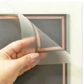 калька полупрозрачная серая с розовой рамкой