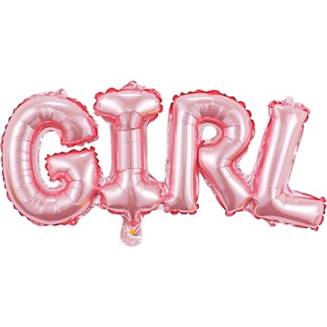 Шарик фольгированный GIRL 333578 розовая