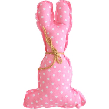 Пасхальный кролик розовый в горошек 753695
