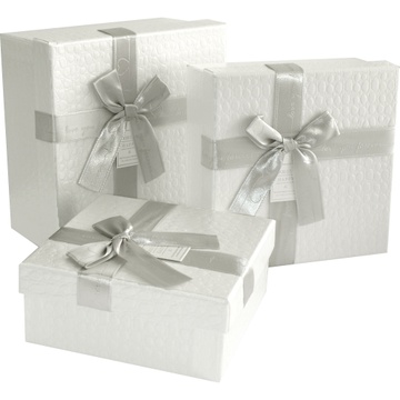 Подарункові картонні коробки 11030108, компл.3 шт