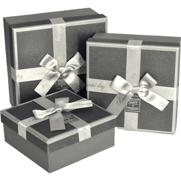 Подарункові картонні коробки 11030184, компл.3 шт