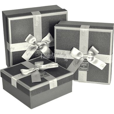Подарункові картонні коробки 11030184, компл.3 шт