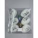 Decorative Easter eggs set, in a clear box, 5&times;7 cm, design 5 - 27011767