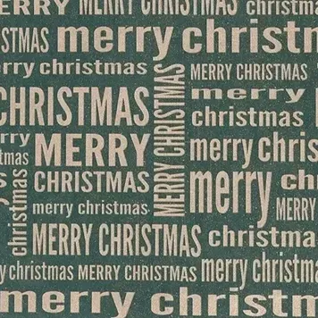 Новогодняя упаковочная бумага Merry Christmas
