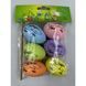 Decorative Easter eggs set, in a bag with header card, 4&times;6 cm, design 4 - 27011718